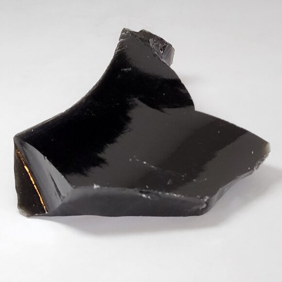 Black Obsidian Volcanic Glass Raw - Picture 3 of 8